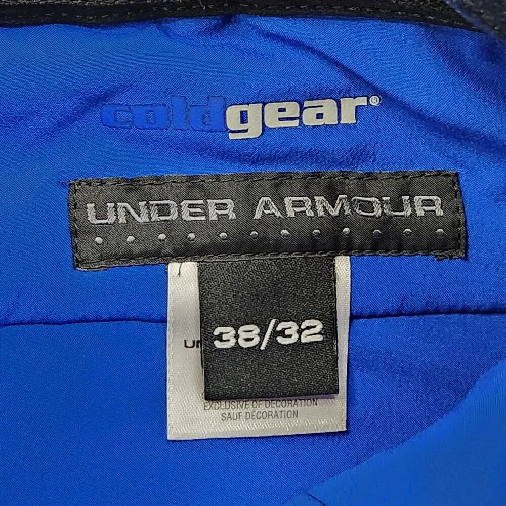 Under Armour Pants Men's 38x32 Black‎ ColdGear Nylon Stretch Golf Performance